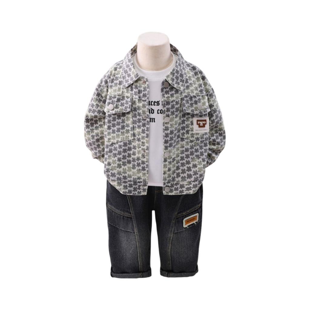 Dětská ležérní souprava s dlouhým rukávem, pohodlné každodenní oblečení