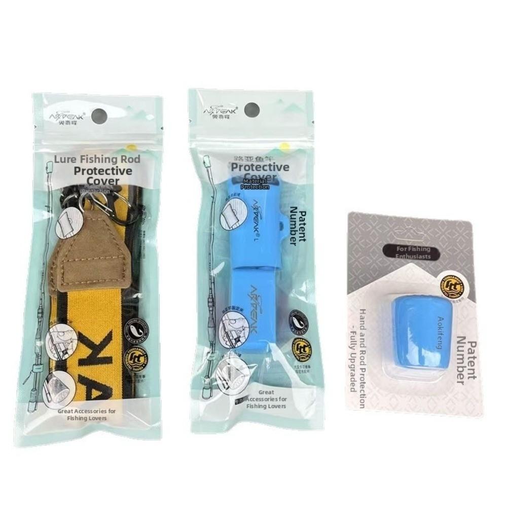 Protection Fishing Rod Strap Elastic Fishing Rod Cover Practical Fishing Pole Clip  Outdoor Fishing