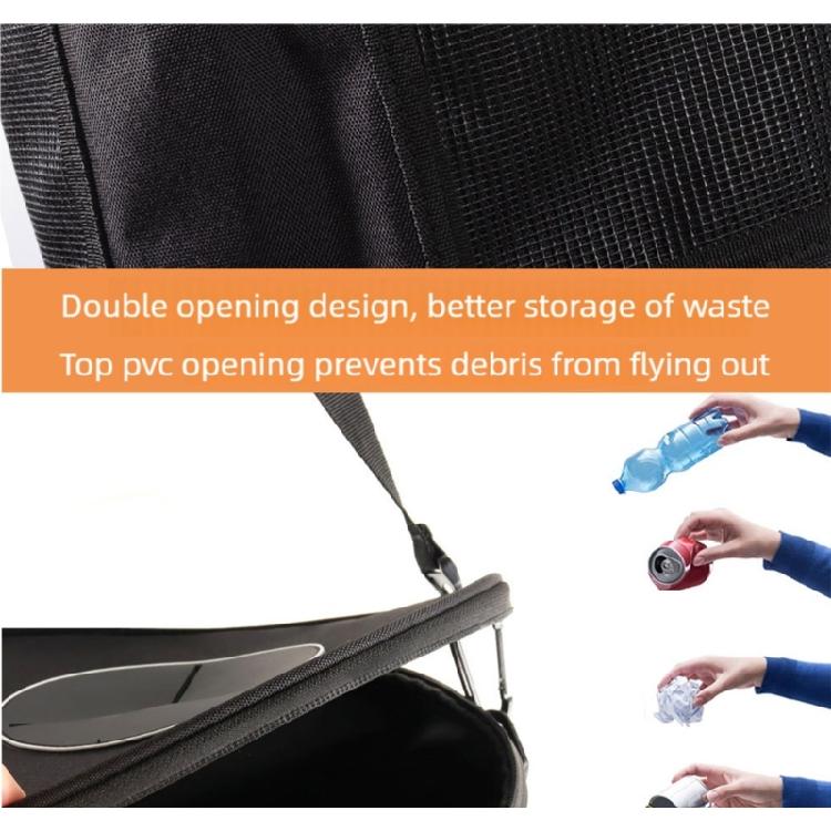 Reusable Outdoor Trash Bag Waterproof Folding Storage for Boating Camping Beach Activity Heavy Type Fabric Texture