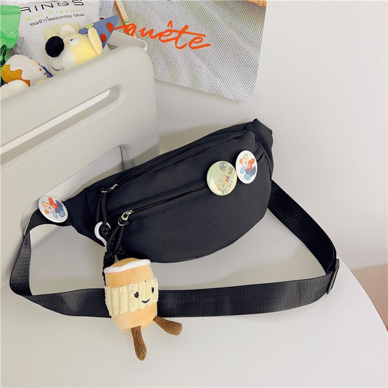 Schoolbag Oxford cloth casual bag women's summer new Korean version messenger bag fashion fanny pack niche Japanese casual breast bag