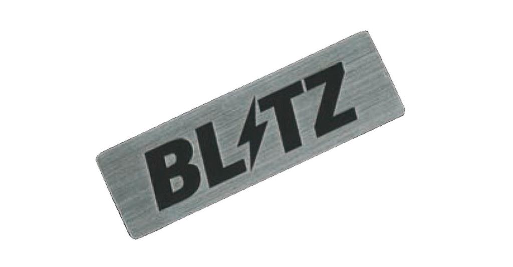 BLITZ Aluminum Logo Plate 18933 W90mm