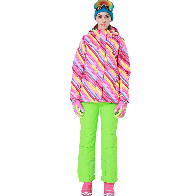 Phibee Women s Thickened Windproof Ski Suit