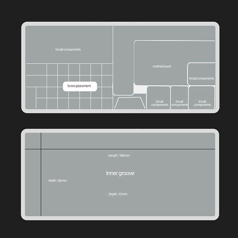 1Pc Multifunctional Double Layer Storage Box For Mobile Phone Motherboard Ic Parts Repair Tools Container Collector