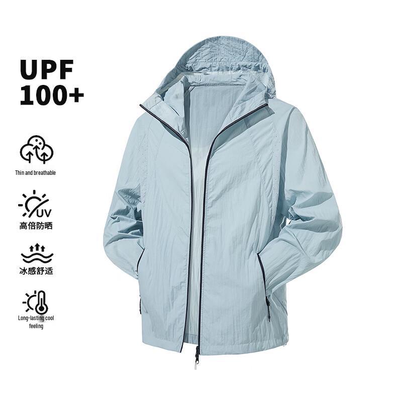 VUUG Unisex Colorblock Anti-UV Sonnenschutzjacke