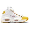 Reebok Question Mid Yellow Toe Lakers Championship Sneakers Unisex Basketball Shoes White FX4278(S-BOX)