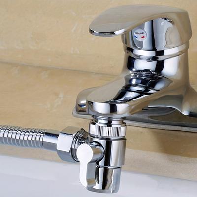 3-Way Faucet Diverter - Durable Zinc Alloy, Easy Flow Control, Standard Us Thread, Metal Construction - Premium Silvery Finish Stainless Steel Faucet
