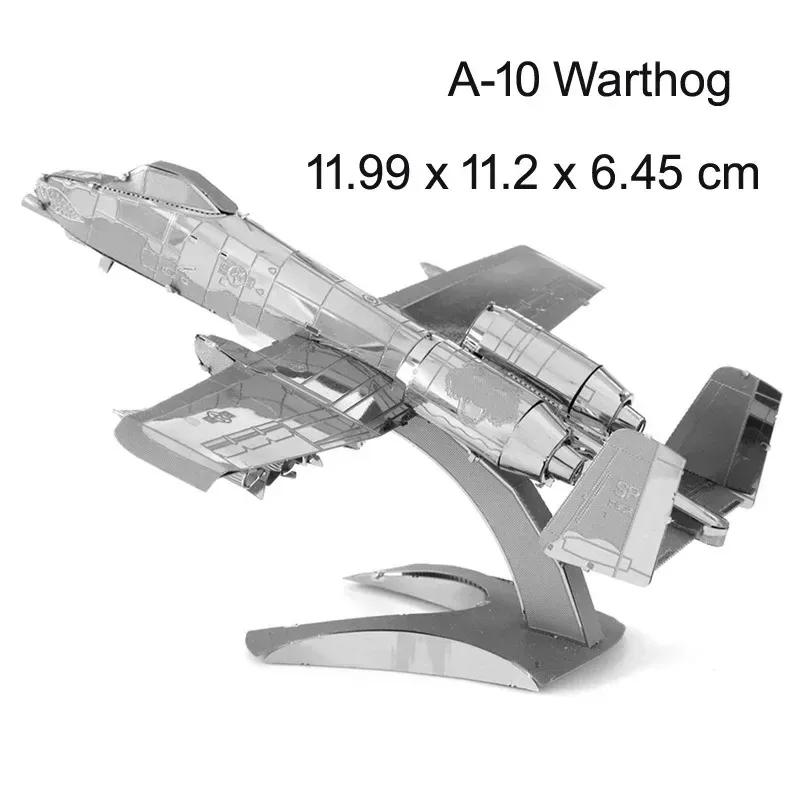 3D Metal Puzzles Military J-20 J-10B SU-34 KA-50 Fighter UFO RAH-66 Helicopter DIY Assembly Handmade Assemble Scale Model Jigsaw Puzzles