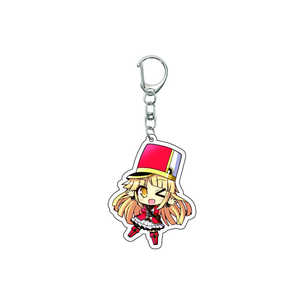 55MM Anime banG Dream Keychain Toyama Kasumi/Saya Yamabuki/Hanazono Tae Key Chain Acrylic Model Plate Christmas Gifts