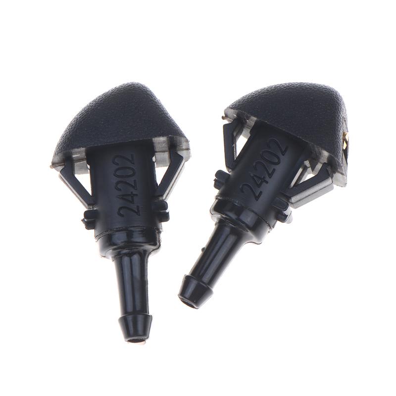 Auto Windshield Wiper Jet Nozzle 2/4/10PCS High & Low Temperature Proof 86636AJ10B for Car Exterior Cleaning