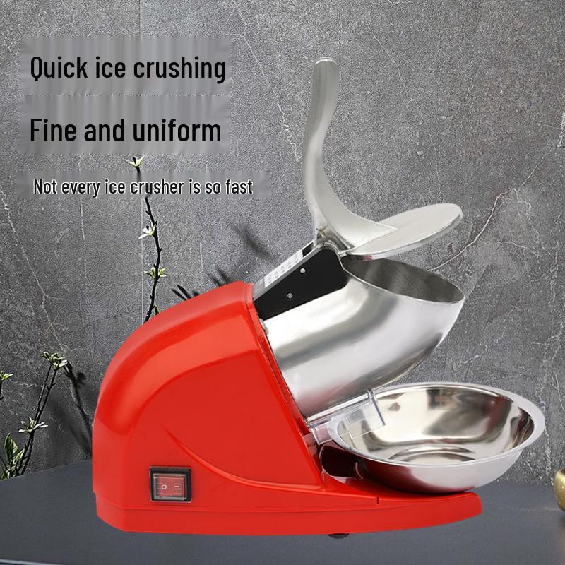 Automatic Snowflake Ice Crusher for Milk Tea Shops & Home Use