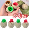 1/4Pack Creative Dinosaur Eggs Ornament Easter Decoration, Pinch Accessories Relieve Stress and Release Ball Decompression