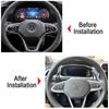 2Pcs Automotive Steering Wheel Shift Paddle Sturdy Aluminum Alloy For Vw Tiguan From  C-Trek Golf 8 Mk8 Assembly Parts