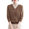 Mom's Winter Qipao-Style Two-in-One Velvet Sweater for Middle-Aged Women