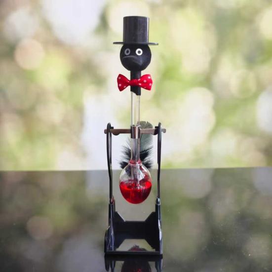 Drinking Bird Ornament with Glass Tube Kids Physics Science Learning Swing Drinking Bird Decoration STEM Educational Toy