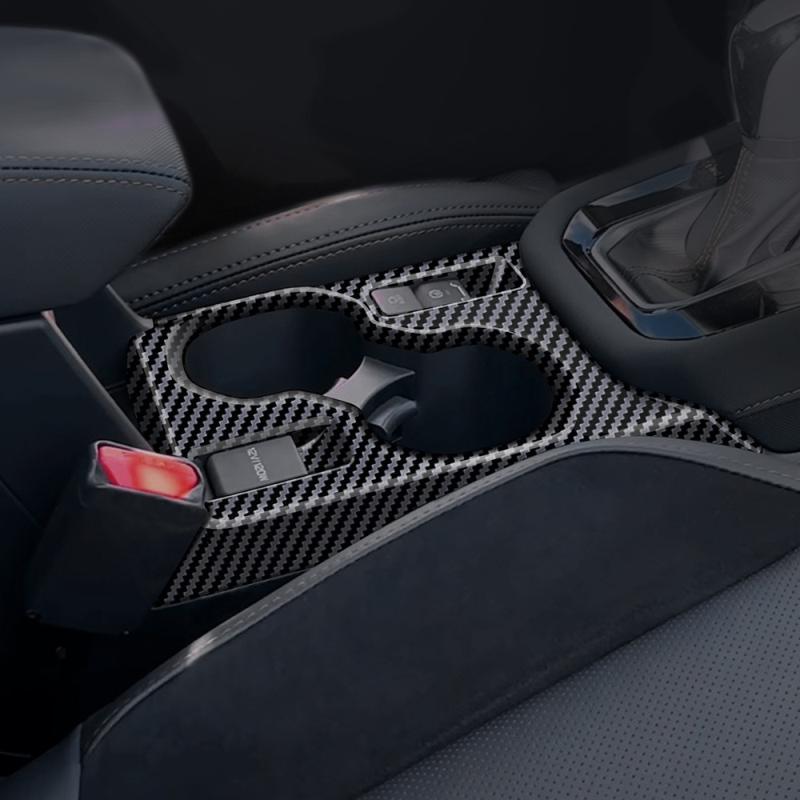 For Subaru Forester 2025 Abs 3d Partsbonfiber Center Conlose Gear Shift Panle Front Water Cup Holder Cover Interior