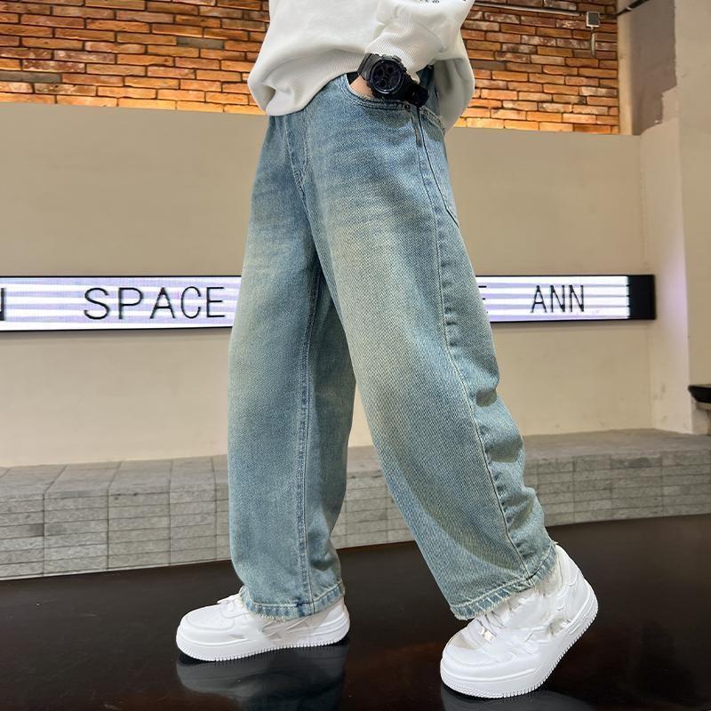 Children's Clothing Boys' Spring and Autumn Pants Jeans Big Boys Boys Children's Trousers Spring
