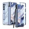 Samsung Z Fold6 Transparent Magnetic Phone Case with Pen Holder