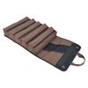 Waxed Canvas Tool Roll Up Bag 15 Pockets Canvas Tool Organizer Heavy Duty Tool Roll  Repair Work