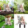 Acrylic Stake Fairy Statue Lovely White Horse Shaped Figurines Plant for Indoor and Outdoor Sculpture Decors