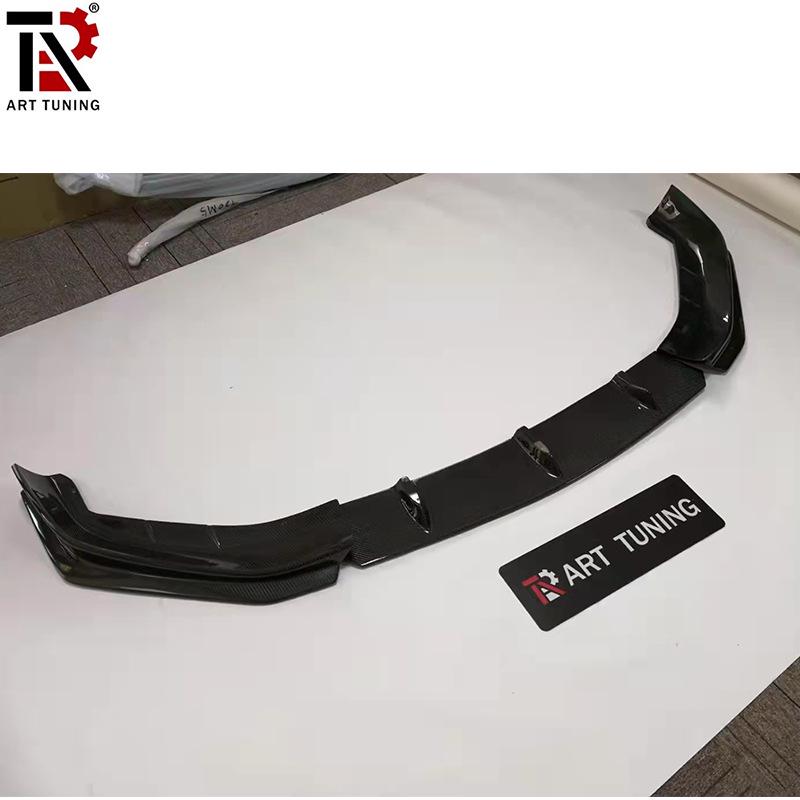 BMW 5 Series G30 G38 LCI M Sport Carbon Fiber Front Lip (Three-Piece Set)