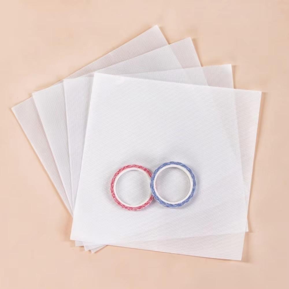 

4PCS Light Transmission Perler Beads Baking Cloth Melting Beads Baking Cloth Craft Supplies 15*15cm