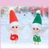 Charming Baby Elf Christmas Doll Decorative Figurine Perfect For Holiday Decorations