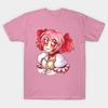 T-Shirt Damen Madoka Harajuku Print Kawaii T-Shirt Sommer Kurzarm Damen T-Shirt Top Tee