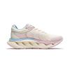 Li Ning Arc CRC Shock Absorbing Wear Resistant Non Slip Low Top Running Shoes Women Running Shoes Beige Pink AZGU006-6