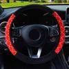 37-38cm Car Steering Wheel Covers Elastic Maple Leaf Pattern Anti-slip Universal Auto Interior Accessories Car Styling