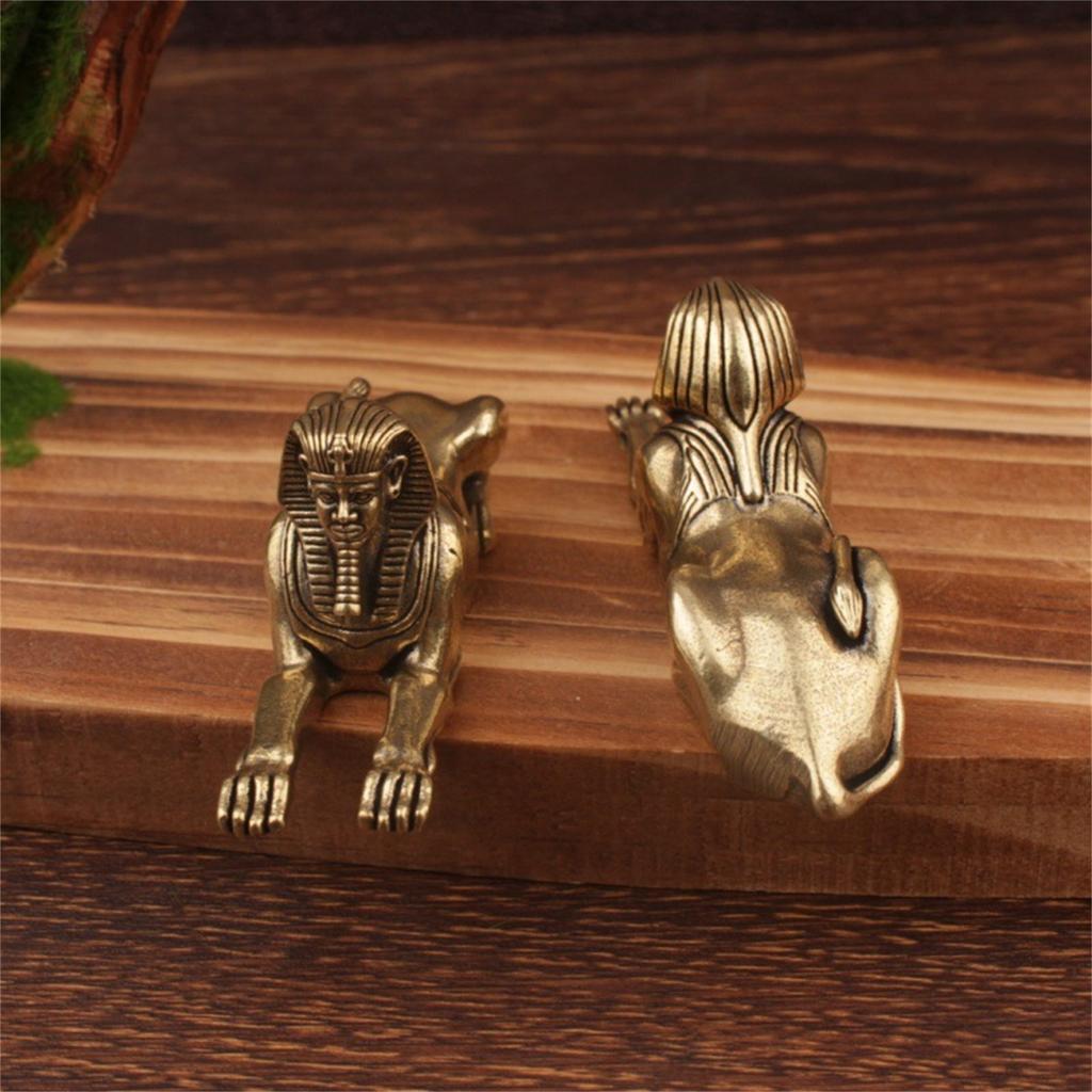 Egyptian Style Sphinx Figurine Statue Collectible Figurines Egypt Souvenirs for Home Office Desktop Decorations Gift