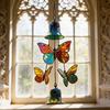 Butterfly Wind Chimes Producing Clear Tone for Balconies and Garden Creating a Peaceful Artistic Iron Design