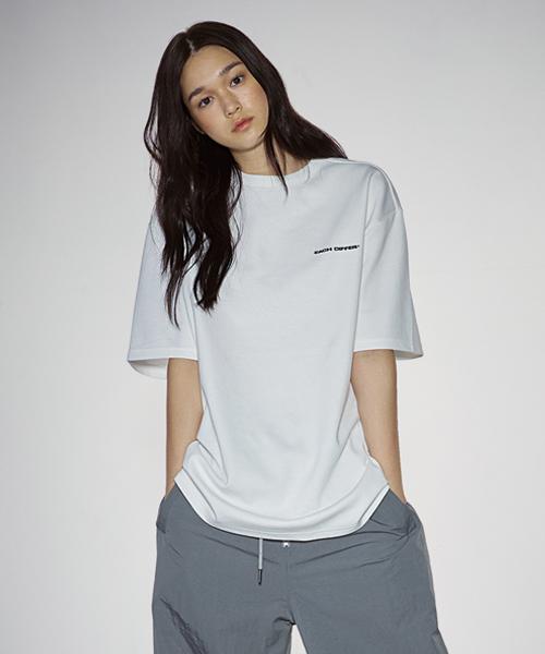 Ichidipeo Blur Heart Short Sleeve T-Shirt_White