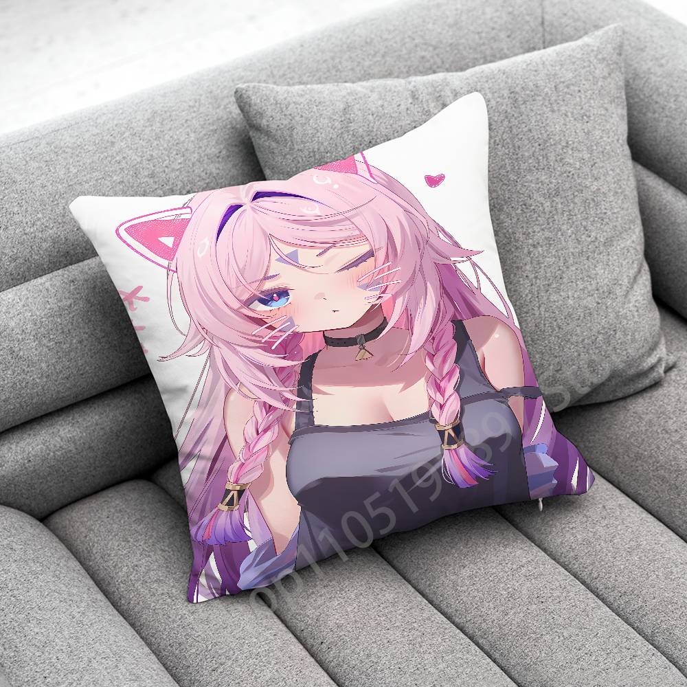 Genshin Impact Citlali Mualani Throw Pillow Case For 45x45cm 40x40cm 55x55cm 50x50cm 30x30cm Square Car Pillowcase Shell
