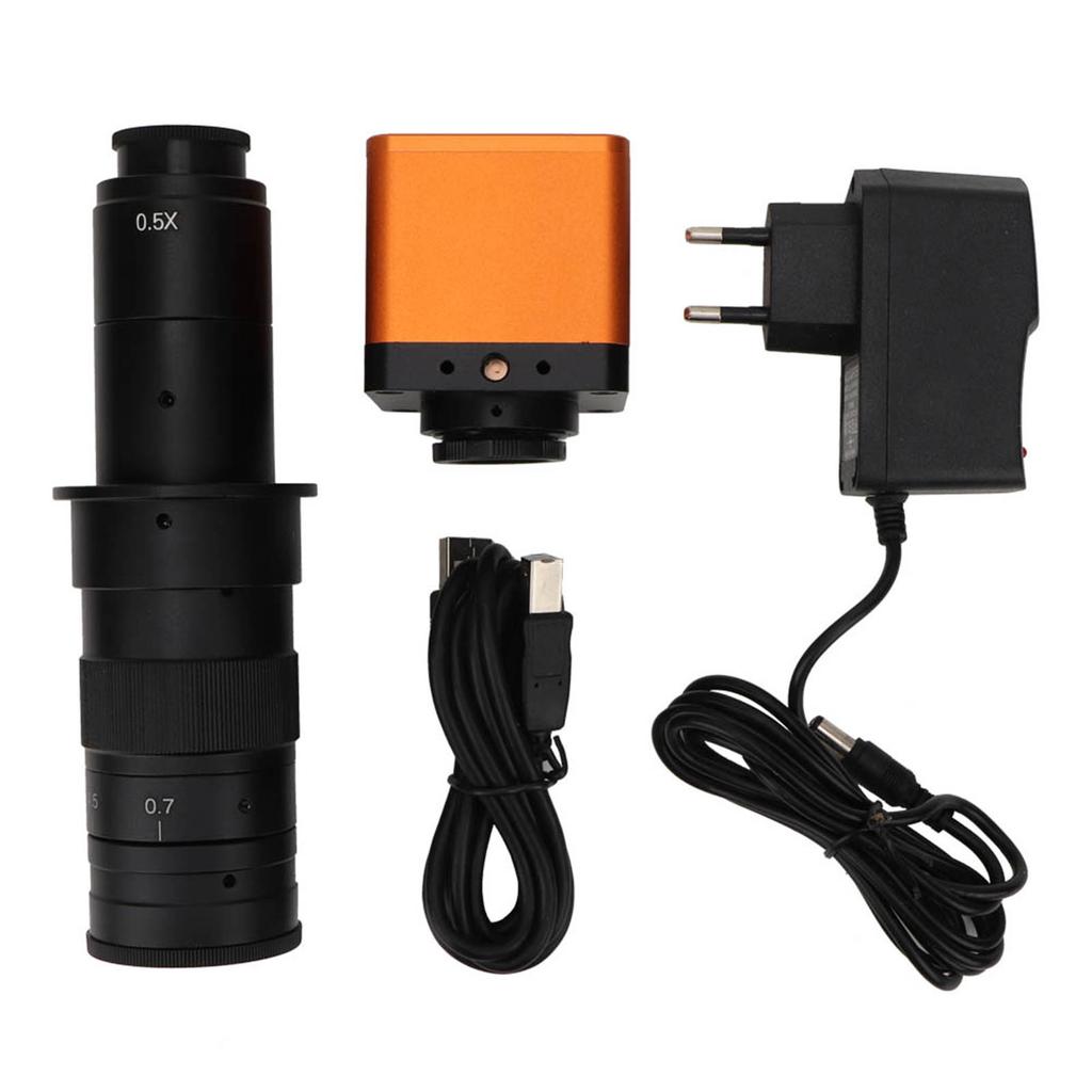 34mp HDMI Industrial Microscope Camera USB Digital Microscope with 180x Lens