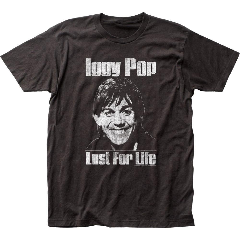 

Iggy Pop Lust for Life Mens T Shirt Music Classic Stooges Rock Band Tee Black 2XL