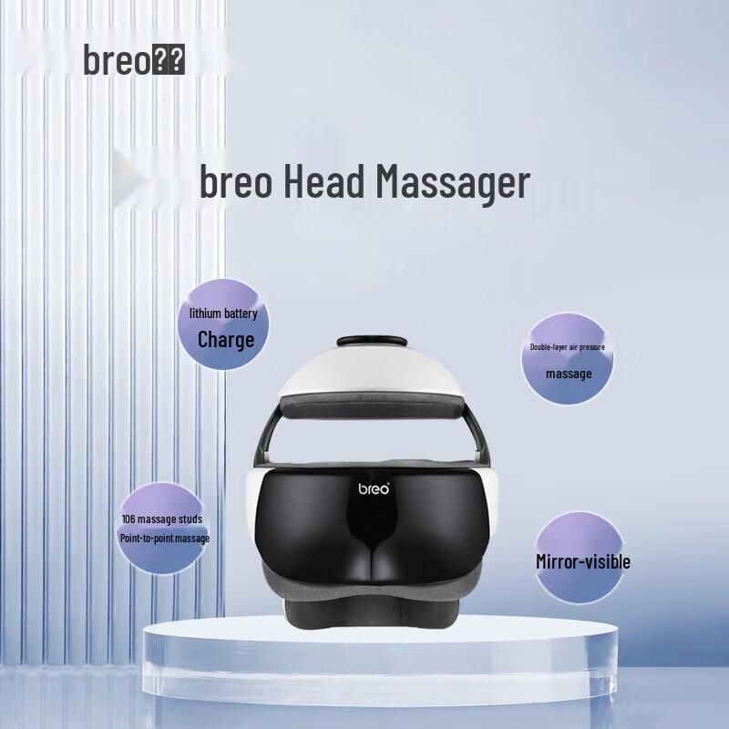 Breo iDream3s Head and Eye Massager Helmet
