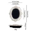 Vintage Ornate Frame Ring Holder Velvet Lined Jewelry Display Stand for Rings Earrings Picture frame shape jewelry organizer