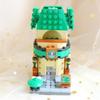LOZ 1608 City Street Coffee Drink Tea Bread Shop Store Architecture DIY Mini Blocks Bricks Building Toy for Children Gift No Box