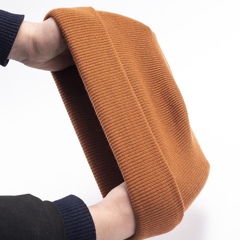Hat, Winter, Versatile, Students, Knitted Cap, Men, Fashion Warm, Cold Cap, Thickened, Ear Protection, Black Woolen Cap