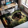 Custom Name Dinosaur Printed Carpet,Rug for Office Chair Living Room Bedroom Kitchen Room Decor Gifts.