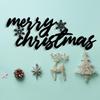 3D Merry Christmas Metal Wall Art Home Decor