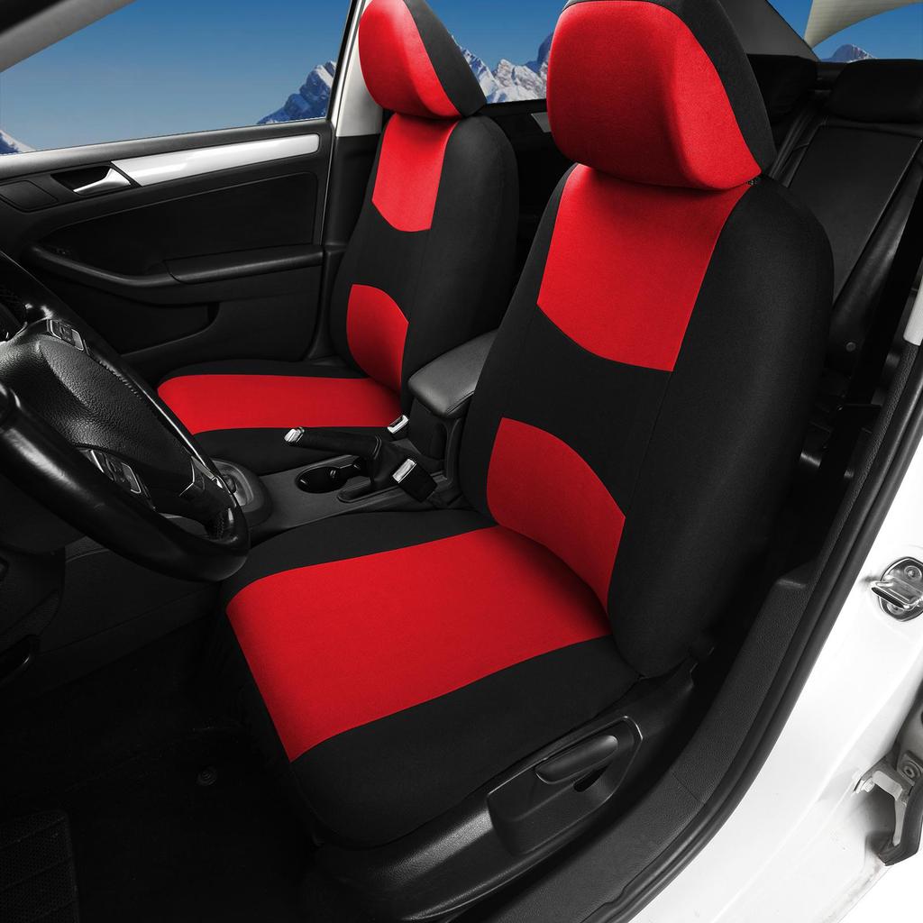 7 Pieces Car Seat Cover Seat Protection Cover Compatible with Airbags Vehicle Seat Covers Universal Car Accessories