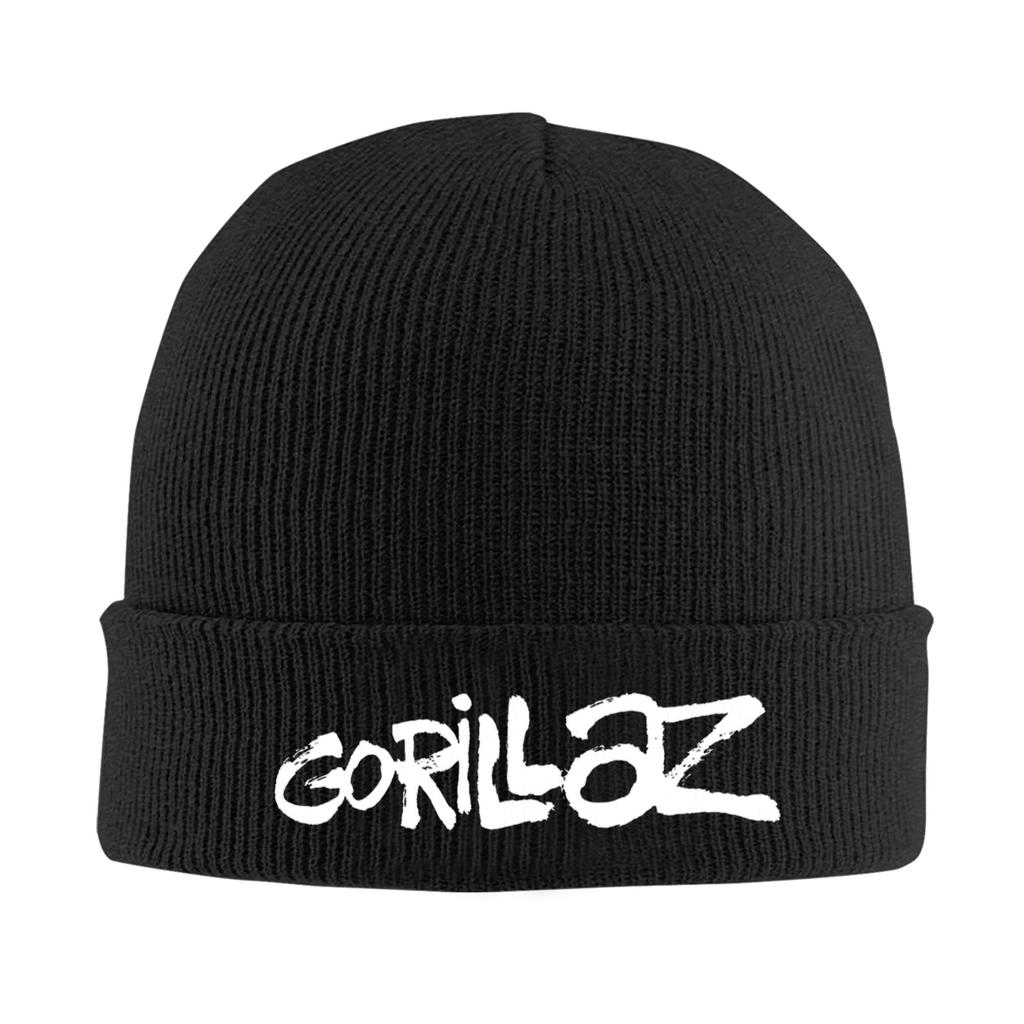 Gorillaz Čepice Čepice s bambulí Pletené čepice Pro dospělé Unisex Roztomilé Zimní čepice s lebkou Podzimní design Pružné čepice