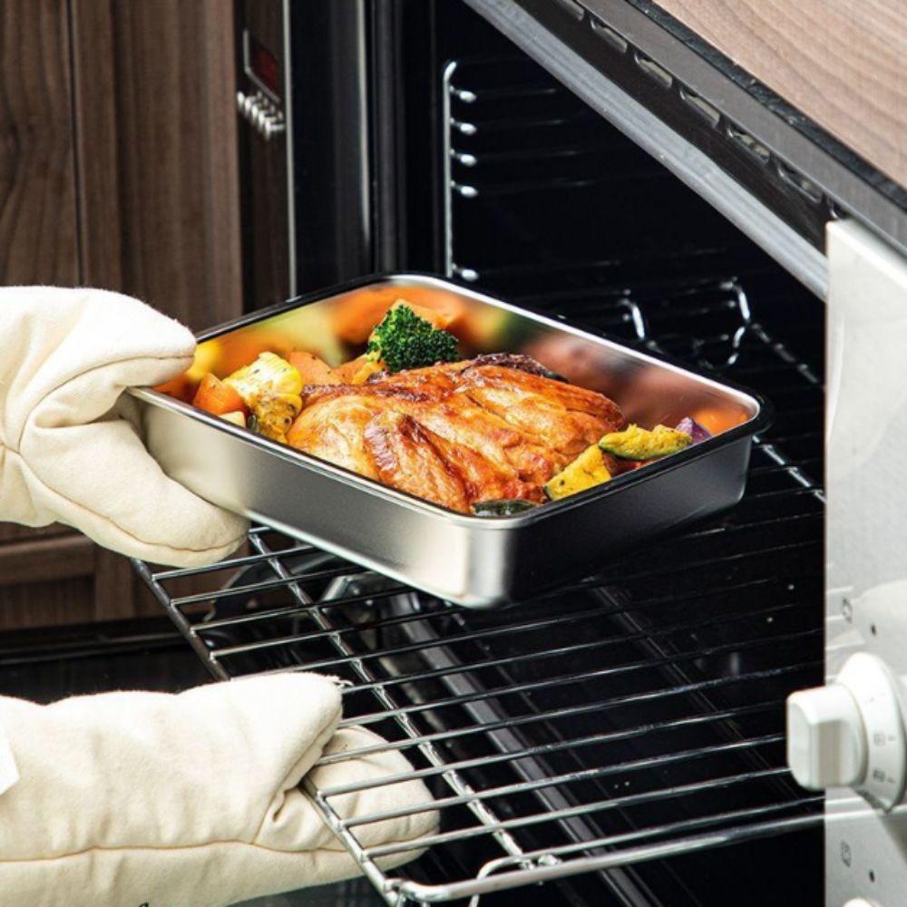 304 Stainless Steel Food Storage Containers Sealed Lid Crisper Box  Mousse Cake