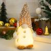 Merry Christmas LED Luminous Faceless Forest Old Man Elf Doll Ornament Navidad New Year Christmas Gift Children Faceless Doll