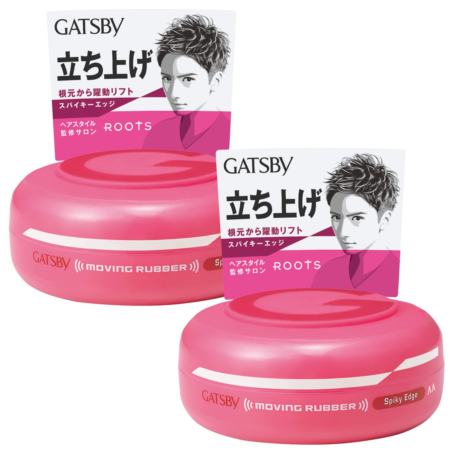 

GATSBY Moving Rubber Spiky Edge 80 г 2 упаковки воска для волос кондиционер для волос [оптовая закупка] для мужчин