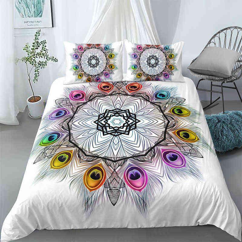 Dreamcatcher Duvet Cover Set King Size Boho Dream Catcher Bedding Set Microfiber Bohemian Style Comforter Cover For Girls Women