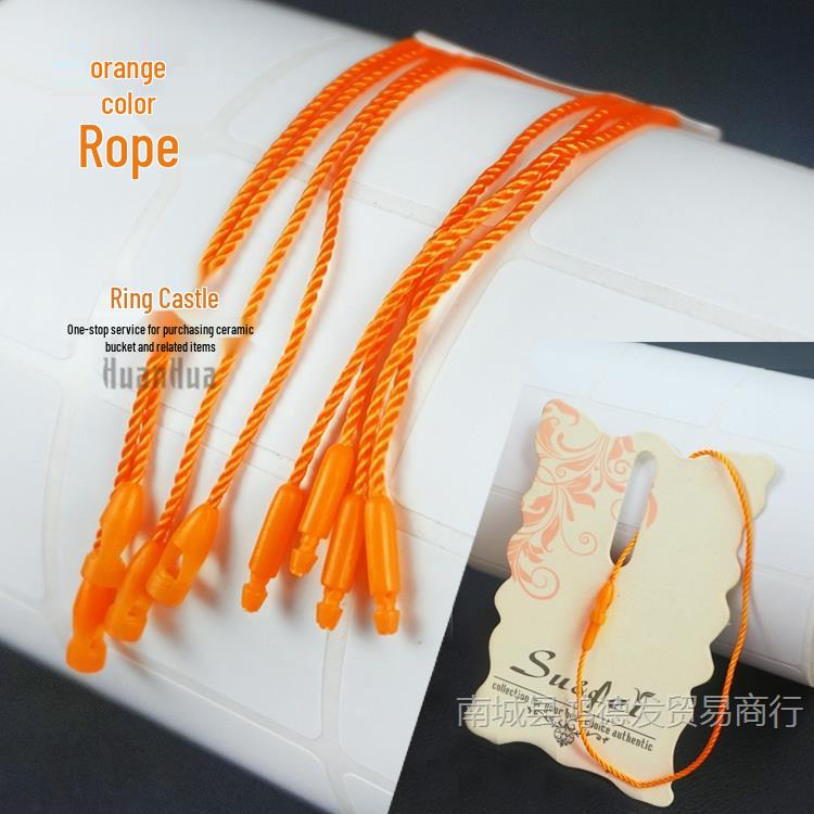 Universal Single Insert Hanging Rope for Clothing Tags and Luggage Accessories