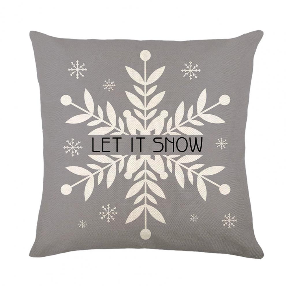 Cushion Cover Durable Pillow Cover Living Room Bedroom Cushion Cover Christmas Decoration