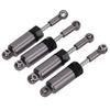 4pcs Set Metal Adjustable Shock Absorber for MN 1 16 Remote Control Car Model Upgrade PartsTitanium Color